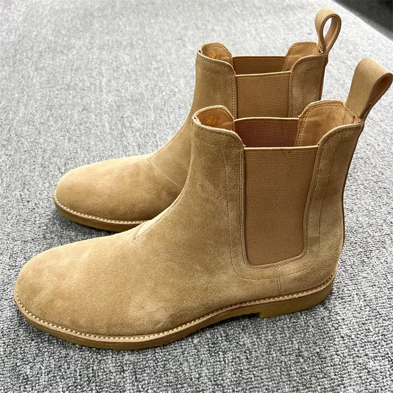 Мужские заводские ботинки ручной работы с настоящим изображением удобные Ken ye на