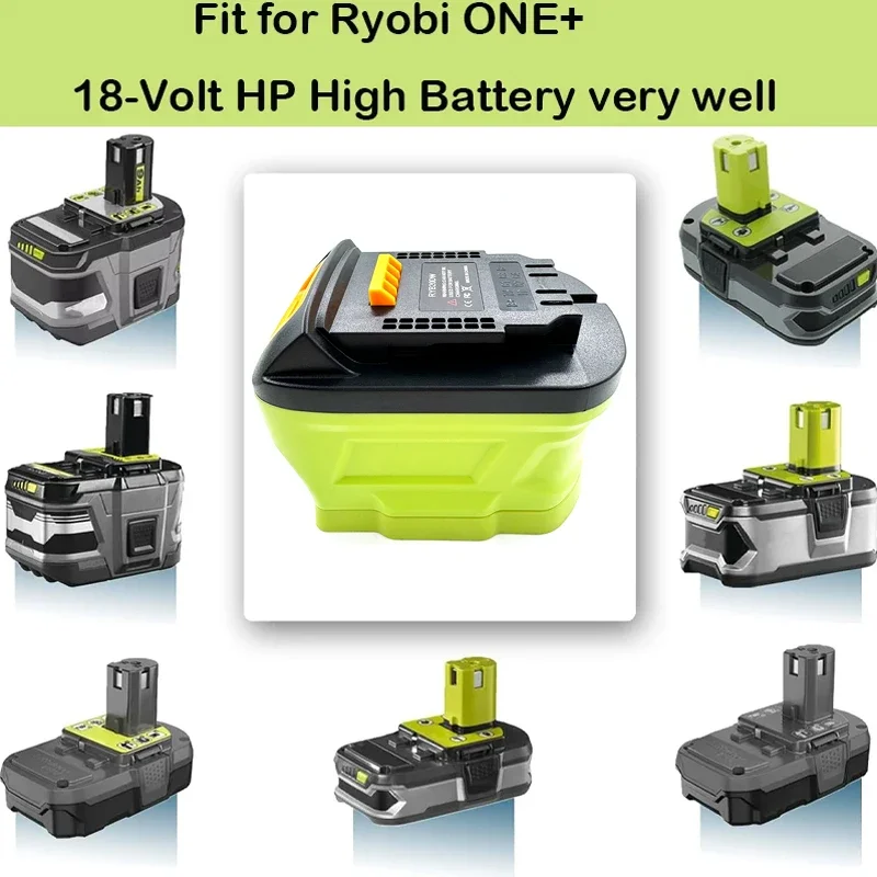 Преобразователь для литий-ионной батареи Ryobi 18 в ONE + P107 P108 Dewalt литий-ионная