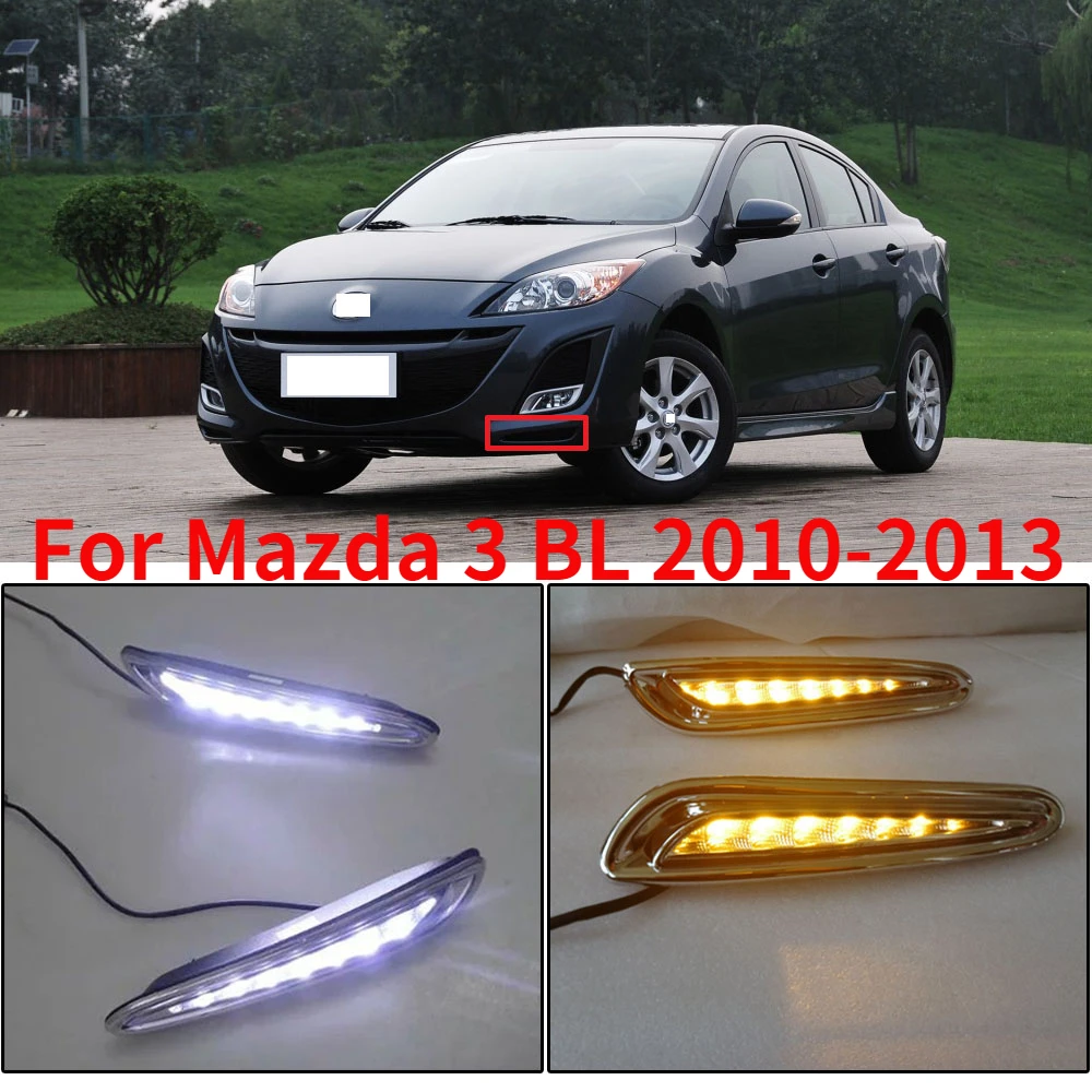 

Автомобильный бампер CAPQX, 1 пара для Mazda 3 BL 2010 2011 2012 2013