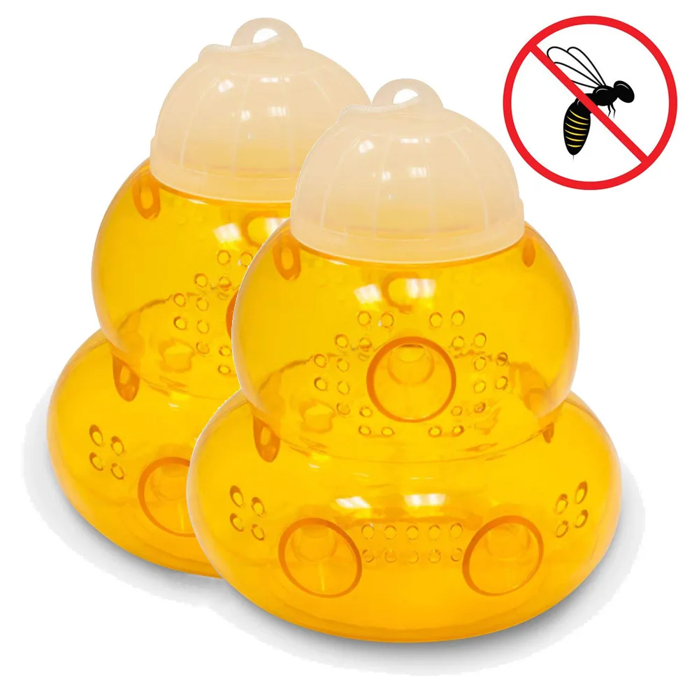 

Yellow Jackets Catcher Hornets Trap Bee Trap 2pack Patio Lawn & Garden
