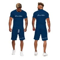 2022 summer mens t shirt set material comfortable and cool men tracksuit t shirt shorts outfits sets oversized cloth