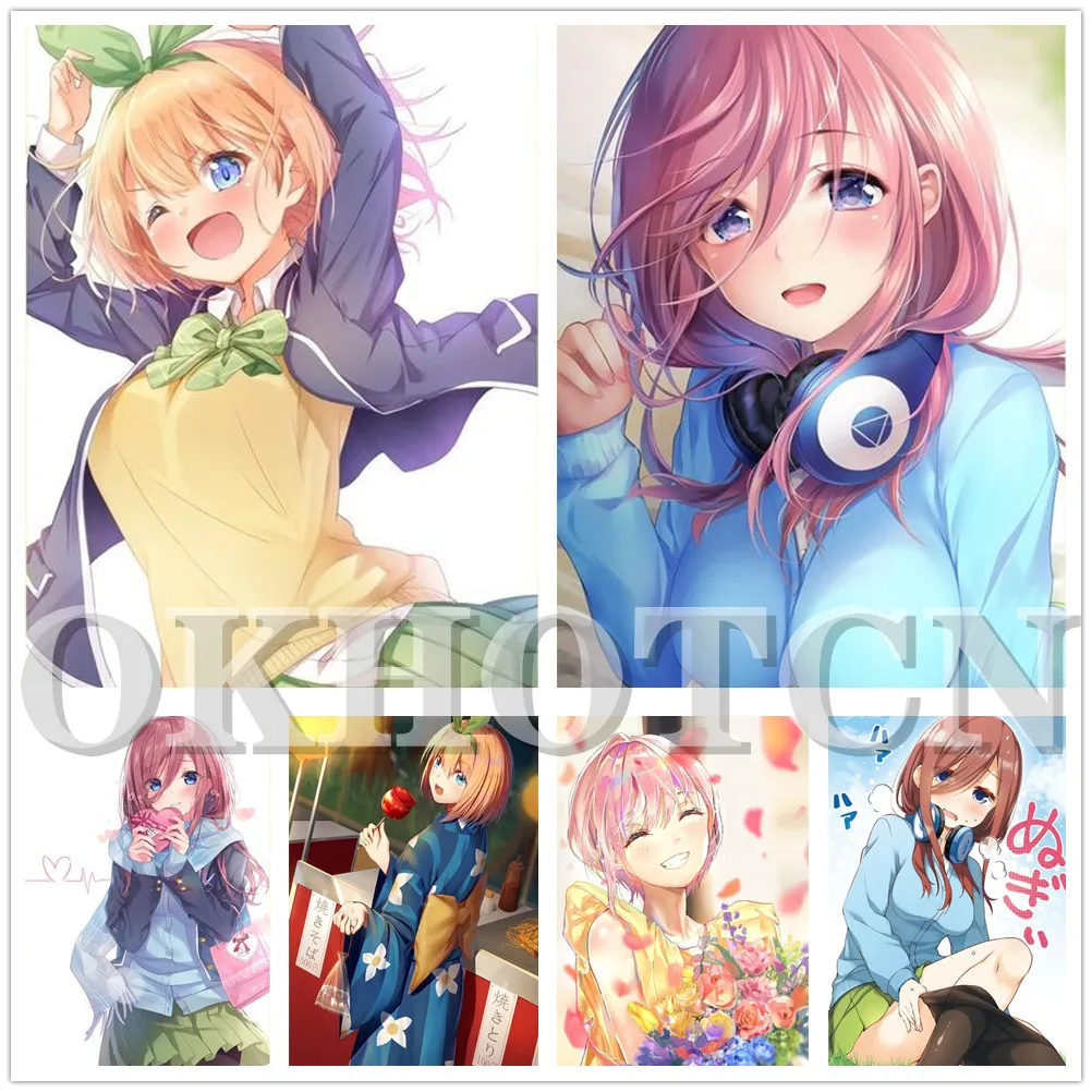 

Full Drill Mosaic Art Anime Diamond Painting Quintuplets Cross Stitch Kits Diy Diamond Embroidery Home Decoration Wall Stickers