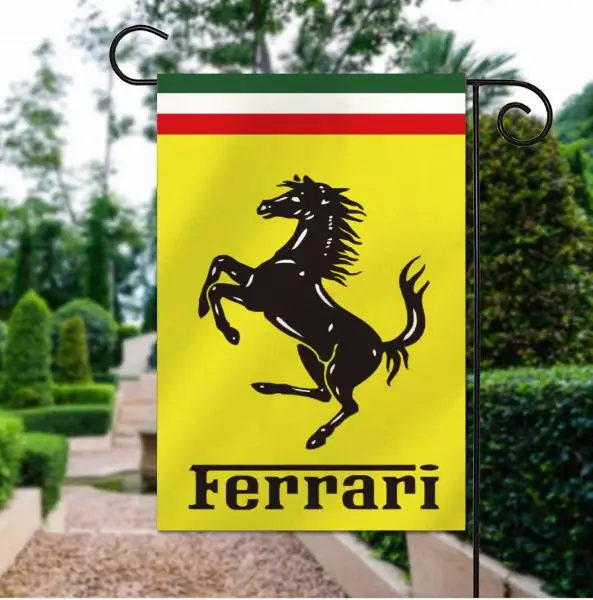 

Пластиковый флаг Ferrari флаг «MLS», украшение для мотоцикла, летающий домашний Садовый флаг, праздничные подарки