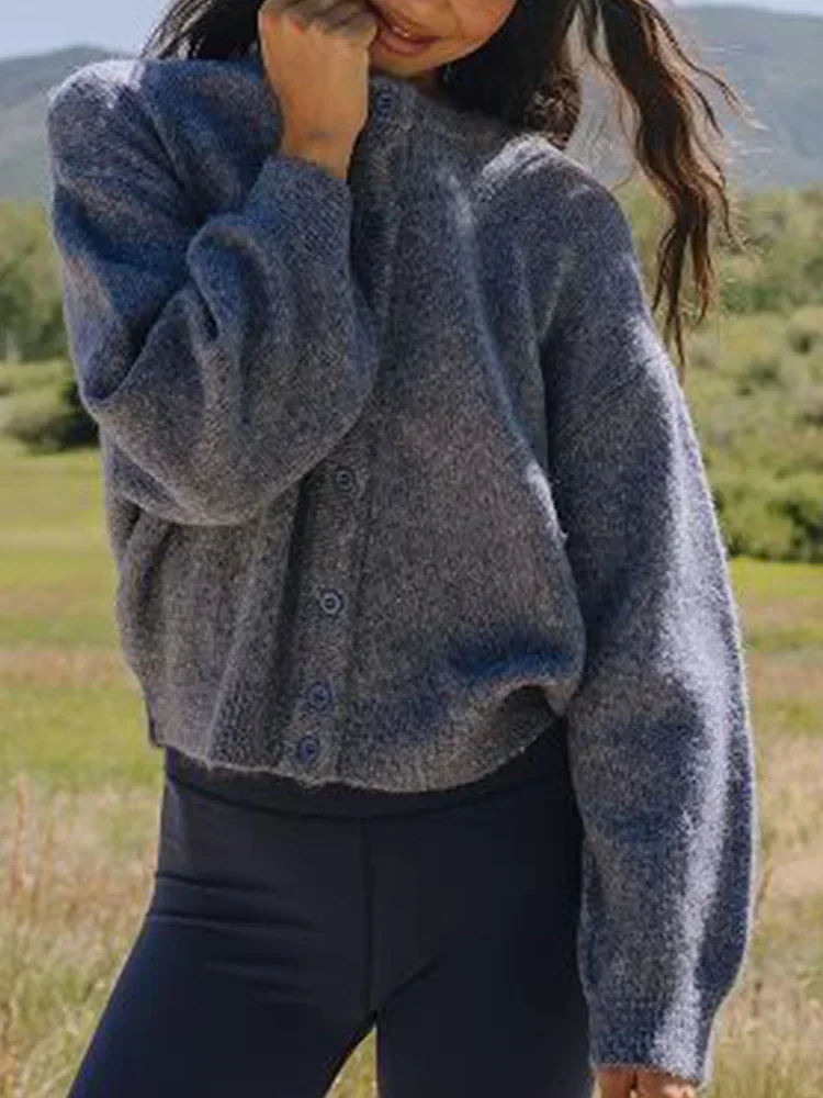 Свитер Yaminiya с открытой строчкой Y2k осенний свитер на пуговицах Ralph Laurent женские