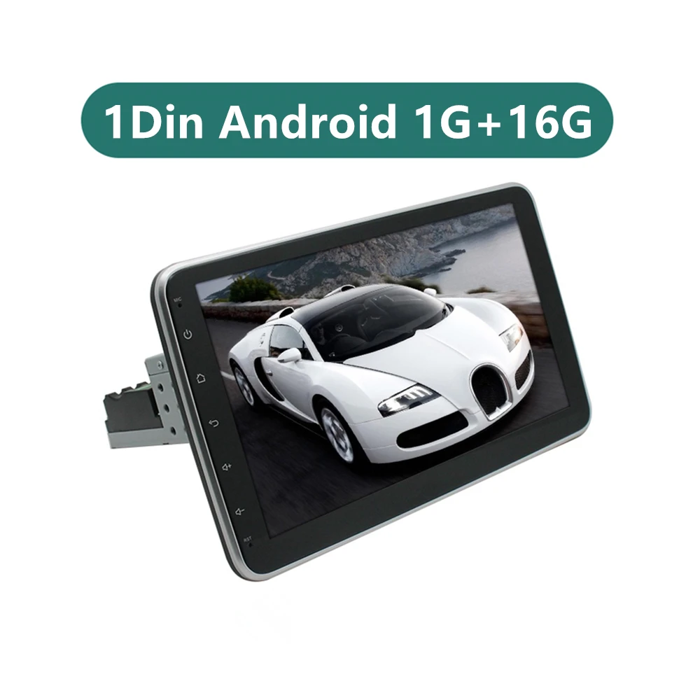 

10.1 "Android 10 1 DIN Autoradio Car Radio GPS For Universal Car Stereo Video Multimedia Player USB 360 Degree Rotatable Screen