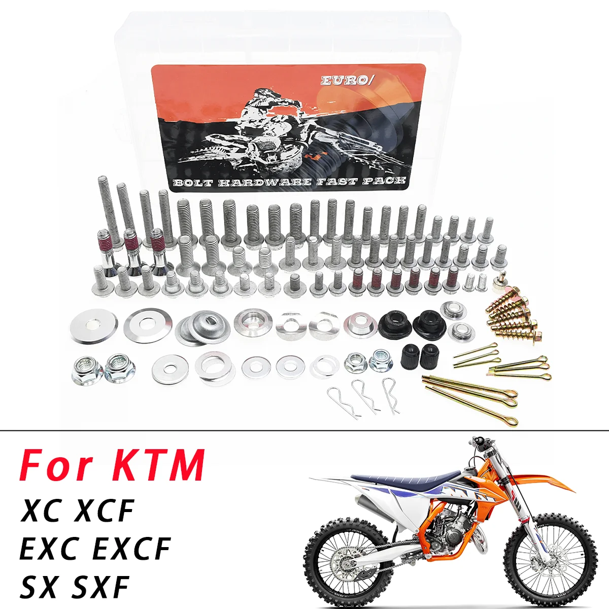 Комплект крепежных болтов из пластика для KTM SX XC XCF XCWF SXF EXC EXCF XCFW 150 200 250 300 350 400 450 500