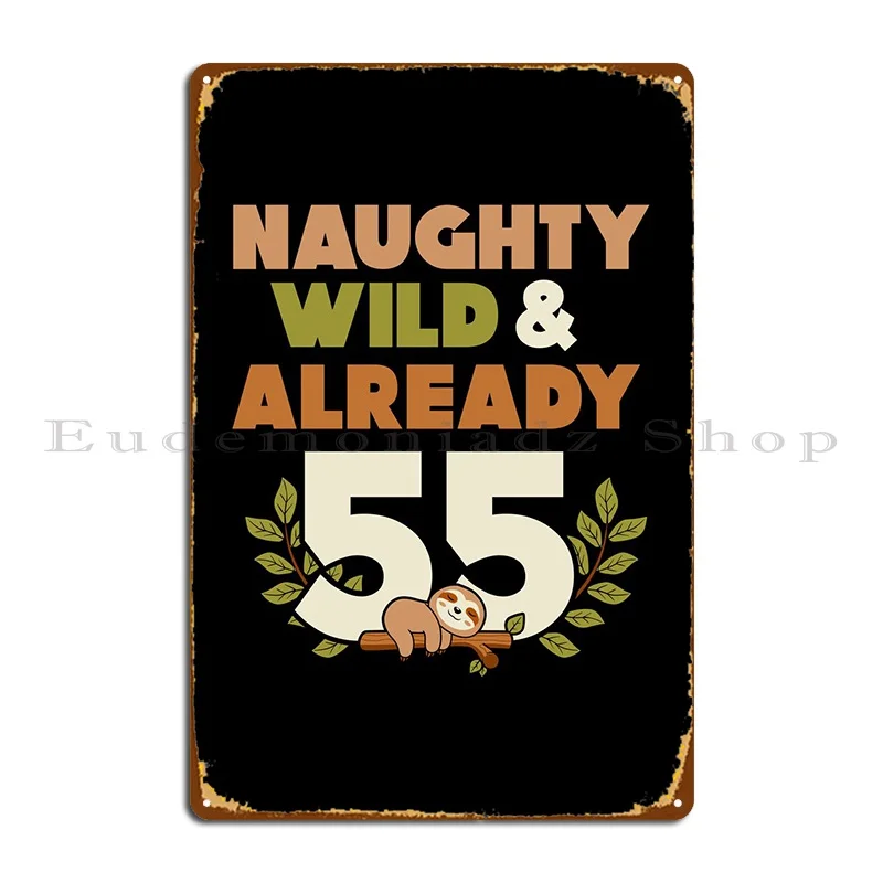 

55-летний Ленивец, металлический знак кино; Декорации, Настенный декор, настенная пещера, создание оловянного знака, плакат