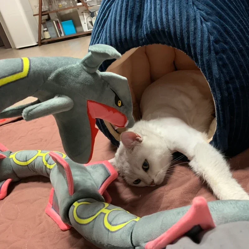 170 см большой плюшевый Покемон Rayquaza Аниме Кукла милый гигантский мягкая плюшевая