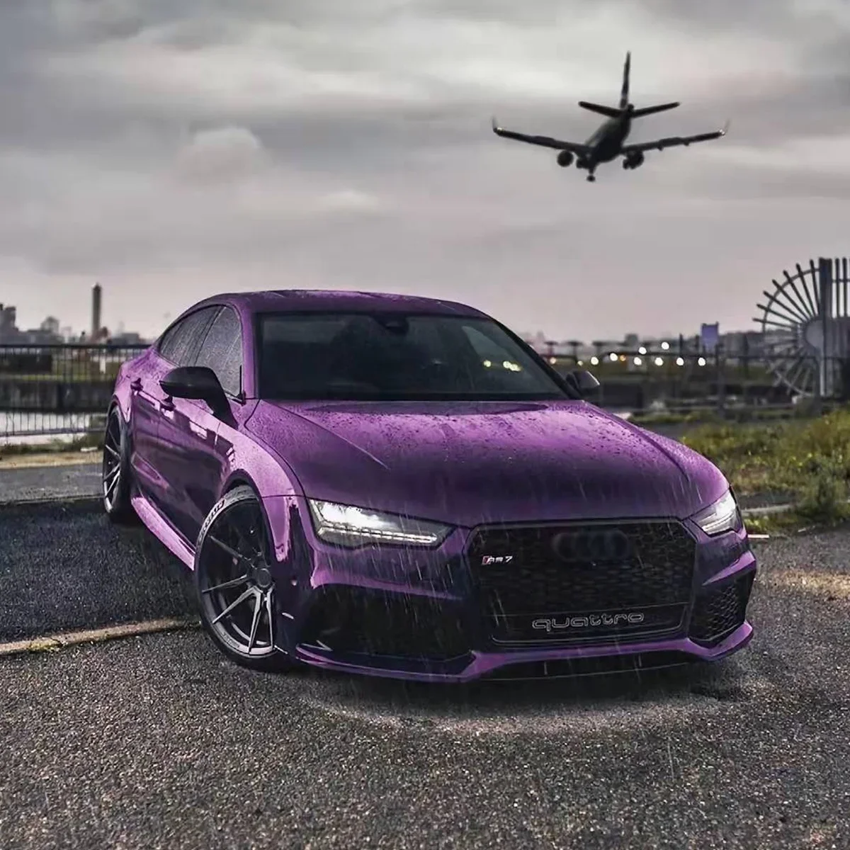 Комплект автомобильных бамперов для audis A7 C7 C7.5 2016-2018 обновленная модель RS7 с