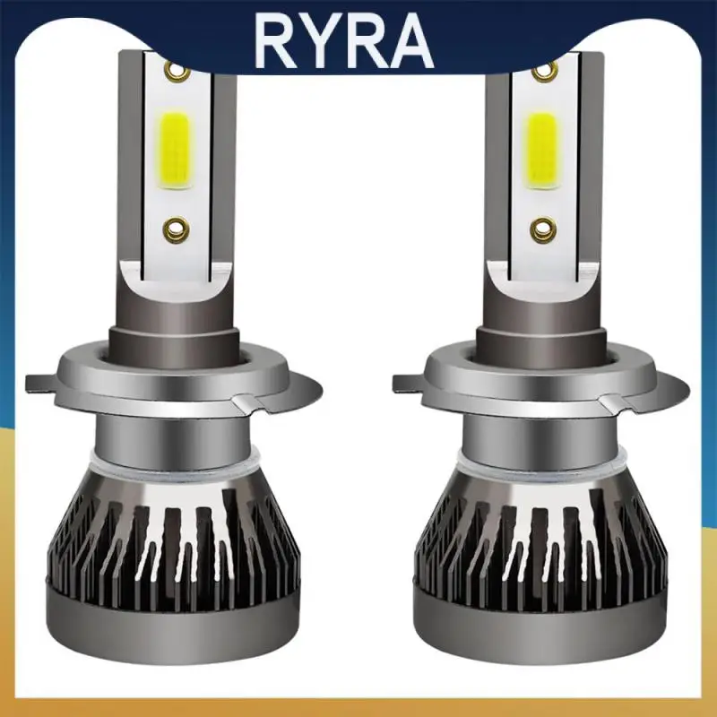 

Muxall 2PCS LED 26000LM/PAIR Mini Car Headlight Bulbs H1 H7 H8 H9 H11 Headlamps Kit 9005 HB3 9006 HB4 Auto Lamps 6000K