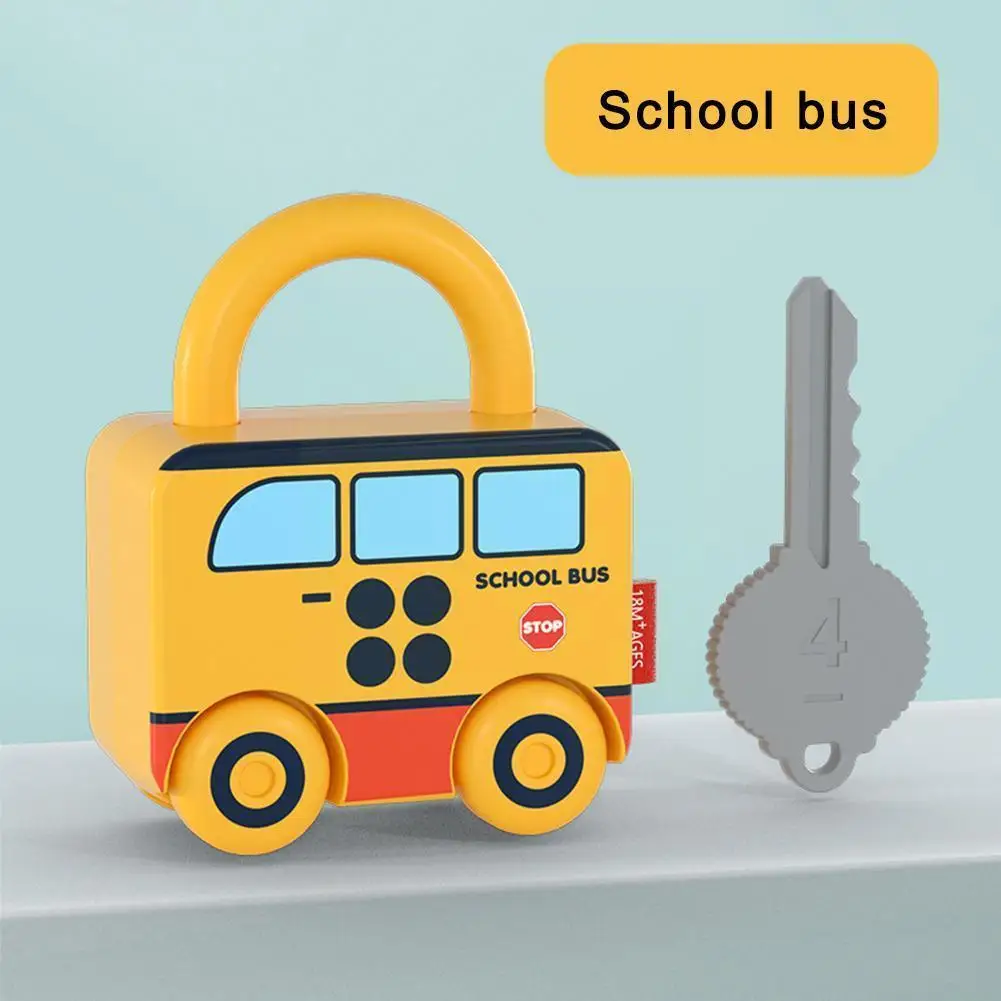 

Kids Learning Locks With Keys Educational Preschool 6 Matching Colors Numbers T6b1
