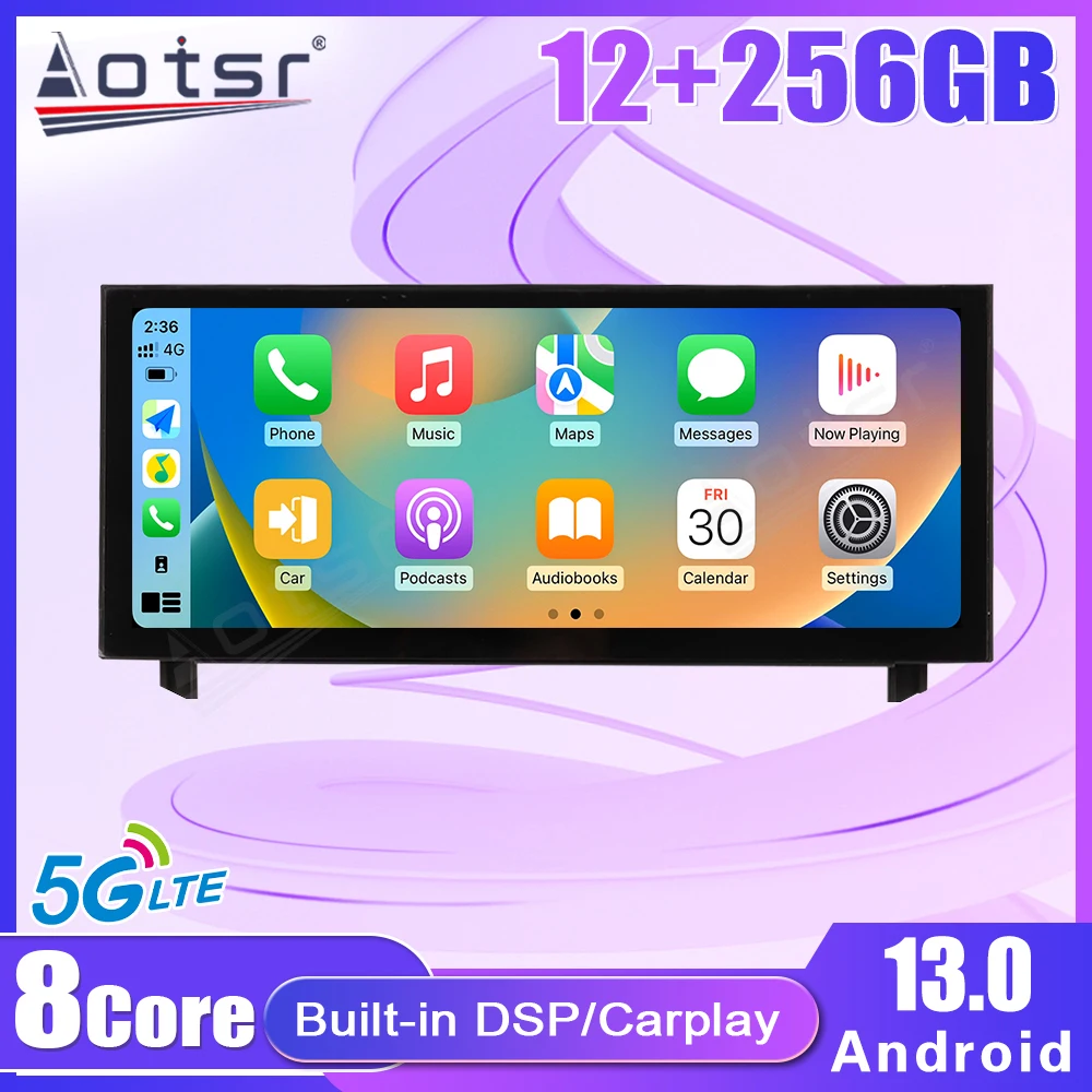 Автомобильный радиоприемник 10 25 дюйма Android 13 256 ГБ для Lexus IS RC 2013-2017 GPS-навигатор