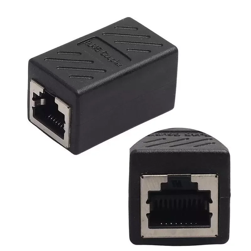 

1Pc/2Pcs CAT6 Network Ethernet RJ45 Female – Female LAN Connector Network Adapter Coupler