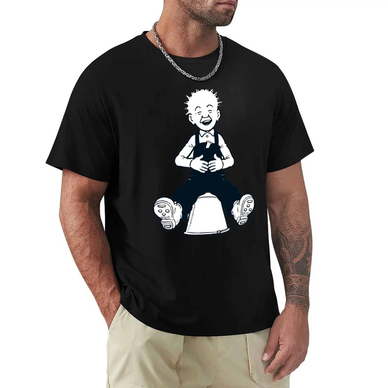 Фото Футболка Oor Wullie, шотландская, Sunday Post, не требующая глажки, повседневная, с коротким рукавом. №1