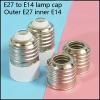 6pcslot e27 to e14 led lamp cap lighting conversion accessories