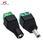4 штнаборами по 2 пары 2 полюса 5,5x2,5 мм DC преобразователя балун Plug  разъем Адаптер Бесплатная пайки Разъем балун штекером постоянного тока для подключения и комбинированная розетка