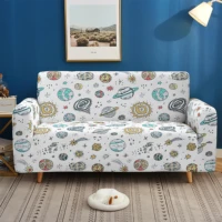 elastic sofa cover for living room stretch couch cover cartoon print dust cover non slip sofa slipcover protector 1234 seat