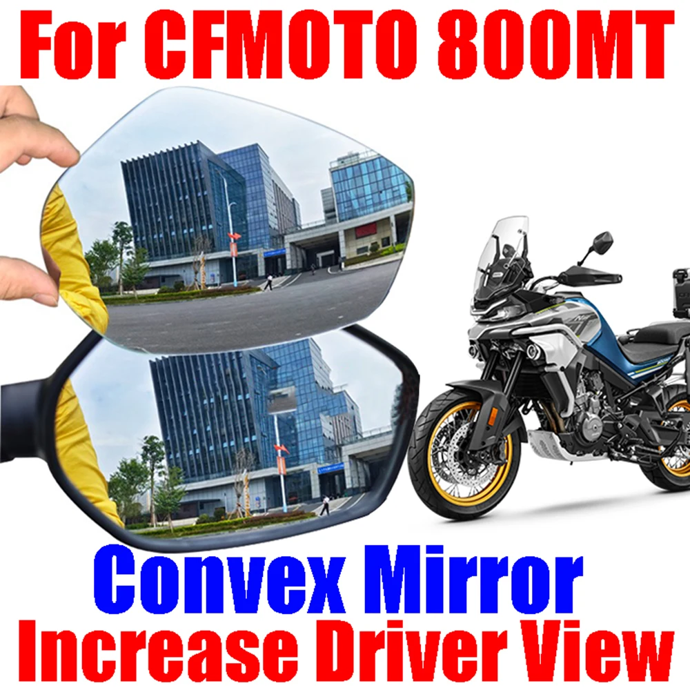 

For CFMOTO CF 800MT MT800 CF MT 800 MT Accessories Convex Mirror Increase Enlarge Rearview Mirrors Side Rear Mirror View Vision