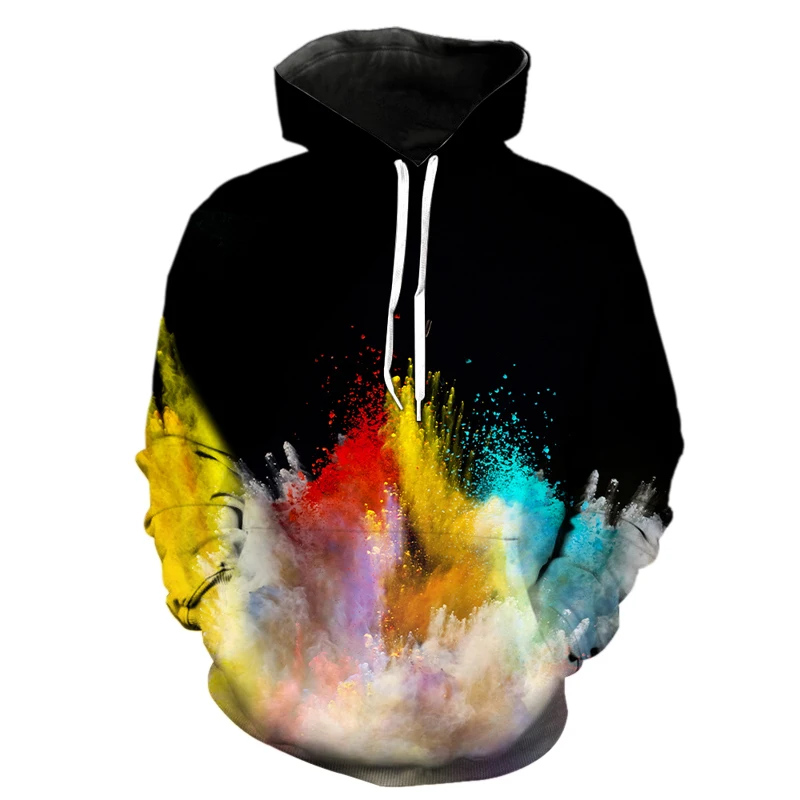 

2022 New Graffiti 3D Printing Hoodie Sportswear Men's and Women's Casual Fashion Sports All-match Harajuku Style Hooded Sweater