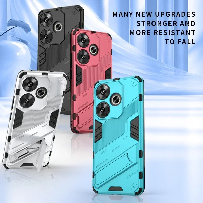 Для Xiaomi Poco F6 5G чехол противоударный магнитный держатель телефона для Poko Poxo F 6 6F