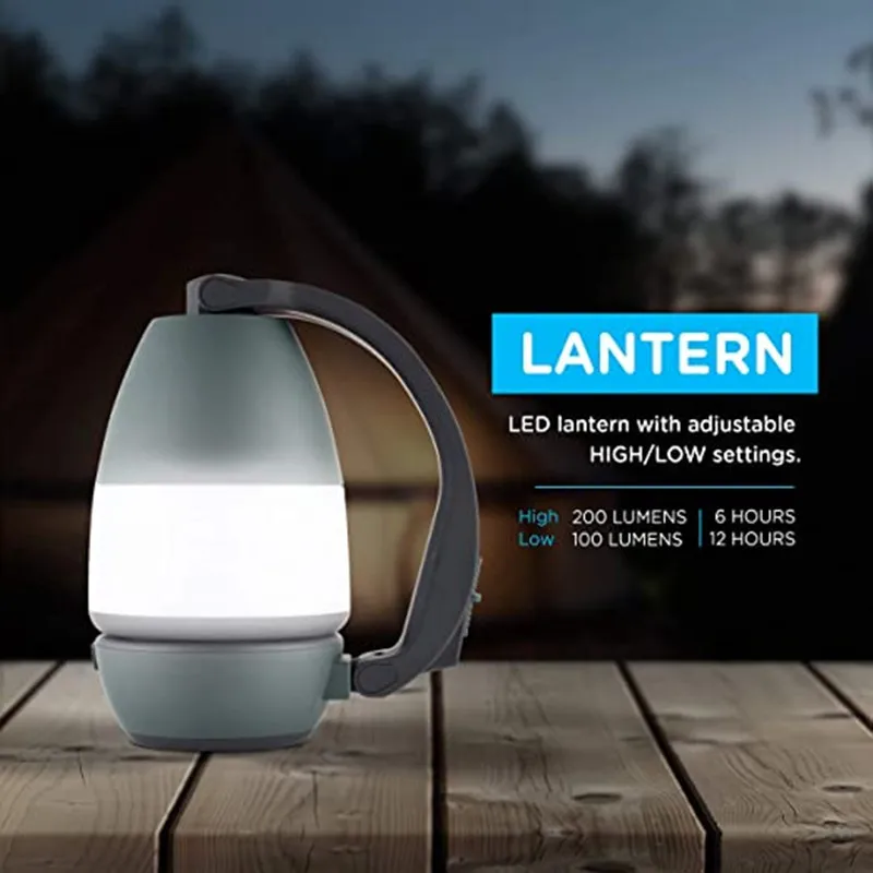 

Multifunction Camping Lantern Rechargeable LED Flashlight Portable Spotlight Fishing Outdoor Tent Home Decor Light Table Lamp