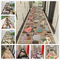 3d living room carpet for home decor stone floral long corridor rug carpets anti slip kitchen balcony floor area rug bedroom mat