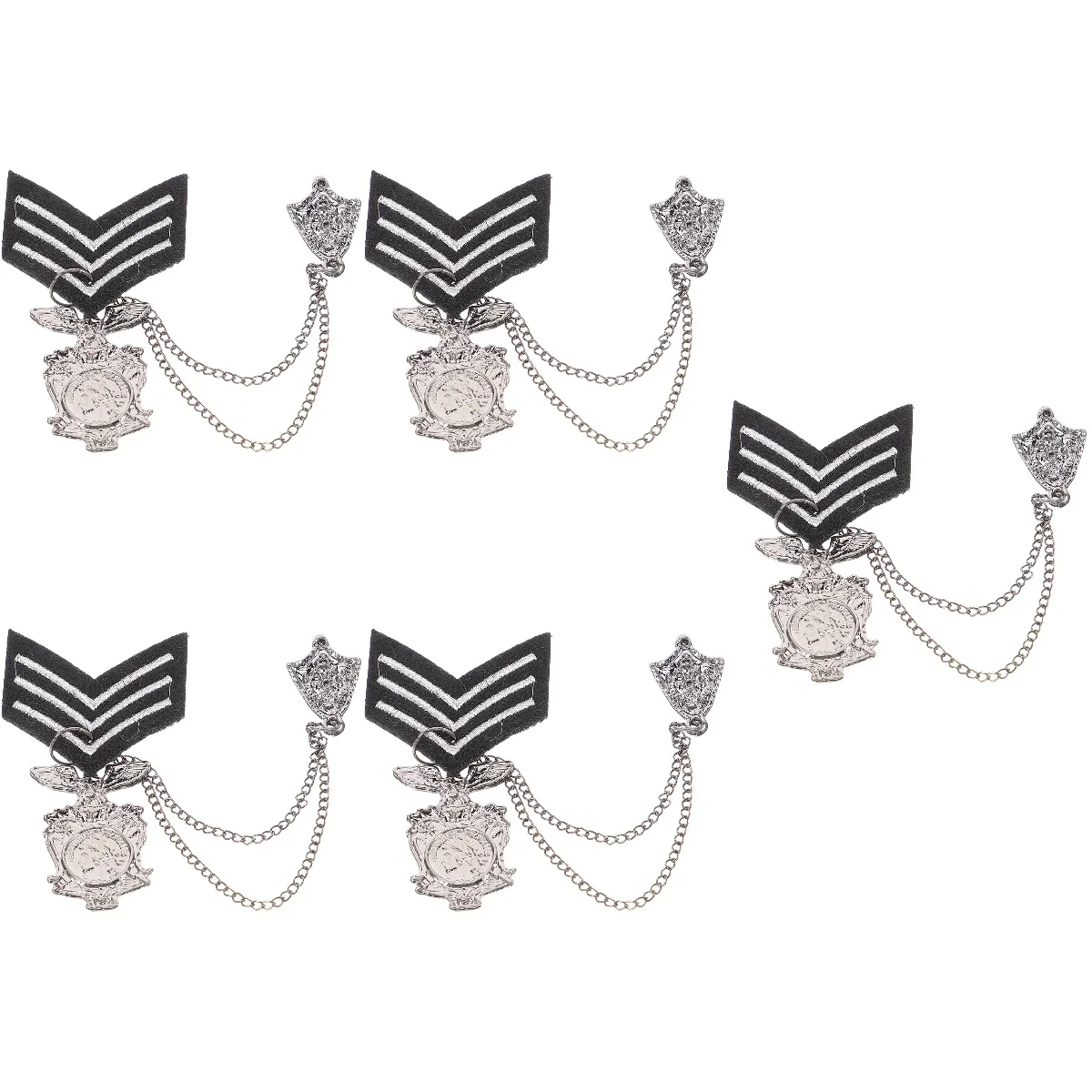 

Мужские аксессуары 5 шт. брошь в британском винтажном стиле Мужская булавка на лацкан воротник 8,6x6,6 см бижутерия для костюма модная декорати...