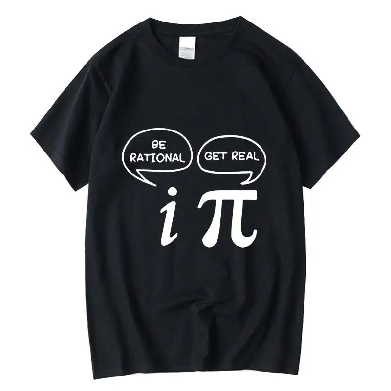 

Men's T-shirt 100% cotton short sleeve funny pi design printed summer loose cool o-neck t shirt for men t-shirt male tees