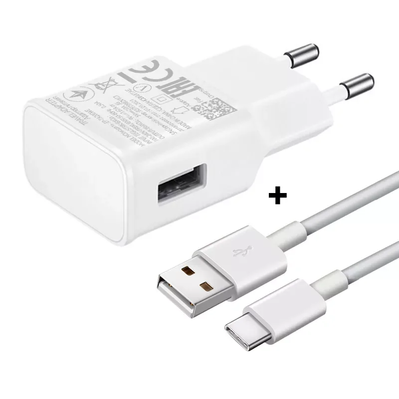 

For Samsung Fast Charger Type C Note 20 10 9 8 A50 A70 A51 A71 A52 A72 A12 A32 A42 S21 S20 S10 S9 S8 Travel Adapter USB C Cable