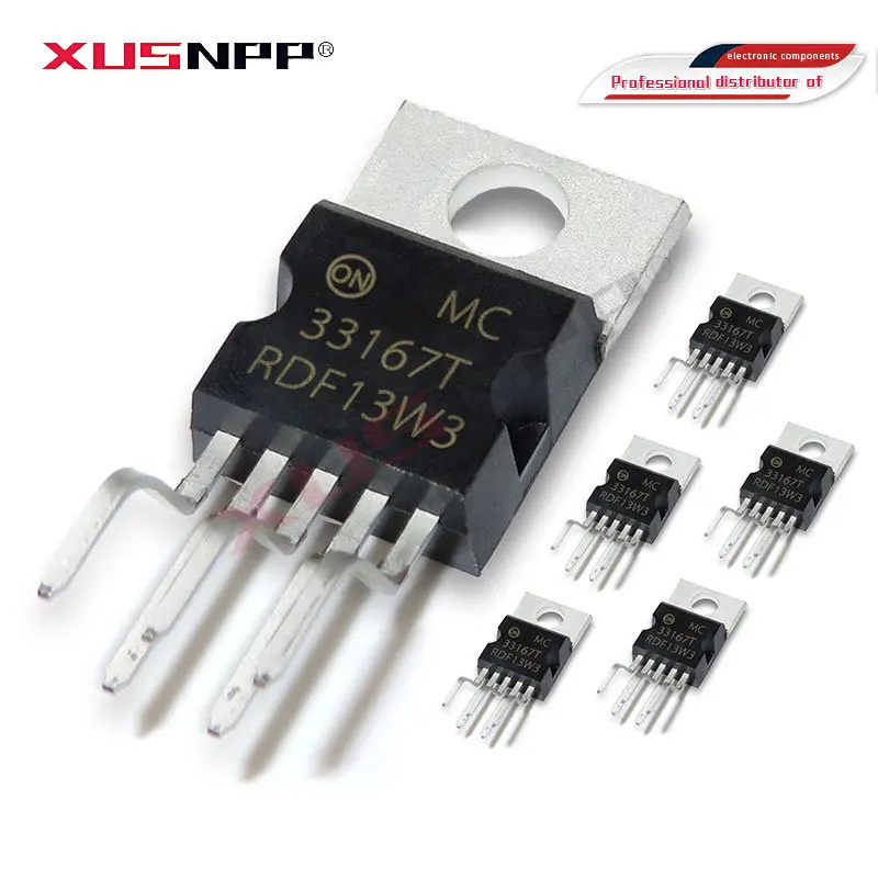 

5pcs MC33167T TO220-5 33167T TO-220 MC33167 MC33166T MC34166T MC34167T MC33166 MC34166 MC34167