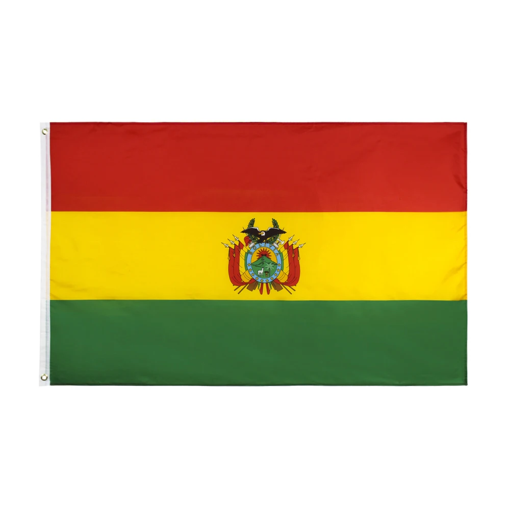 

FLAGJM 90x150cm BOL Plurinational State Bolivia Flag For Decoration