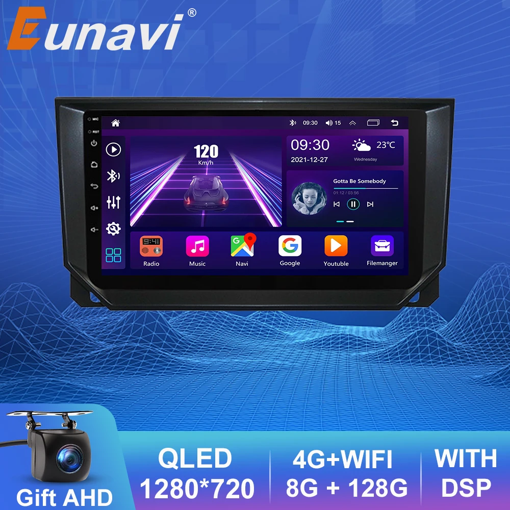 

Eunavi Android Auto 2 Din Car Radio For Seat Ibiza 2017 2018 2019 2020 Multimedia Video Player 4G 2din Carplay GPS DVD