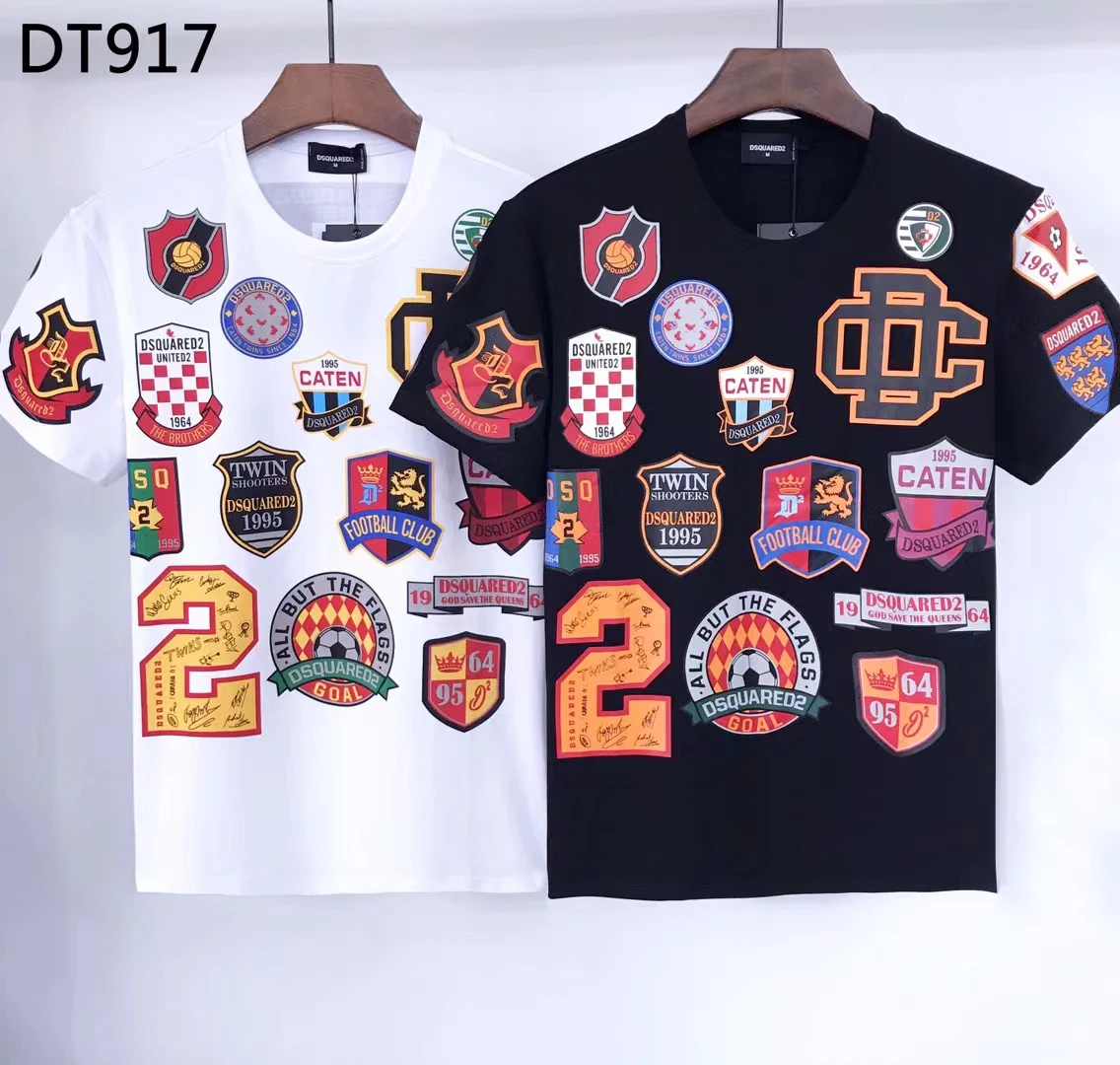 

2021 Fashion Trend DSQUARED2 Men's Premium Printed T-Shirt DT917