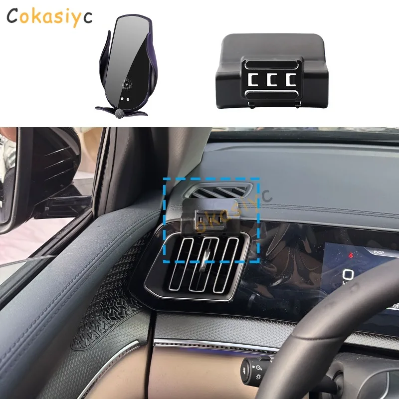 Фото Держатель для телефона в автомобиль для BYD Seal U Song Pro Max EV 2024 2025, кронштейн для GPS-навигатора, аксессуары, подставка, автомобильное крепление и держатель №1