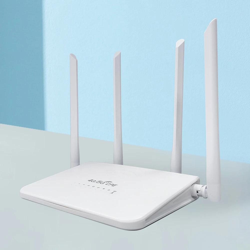 

4G CPE WiFi router Smart 4G Lte Wireless Router Wireless Modem Type-C Charging Large Area WiFi Coverage with 4 Antennas