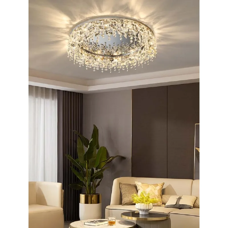 

LED ceiling lamp Nordic Luxury Modern Crystal Interior Living Room Bedroom Kitchen Dining lights fixtures for celling decoration