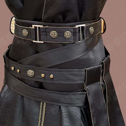 Парик для косплея TGCF He Xuan, Аниме Костюм Тянь Гуань Си фу, сезон 2, Ming Yi, черная униформа для погружения в воду, лодки Хань фу, черные волосы