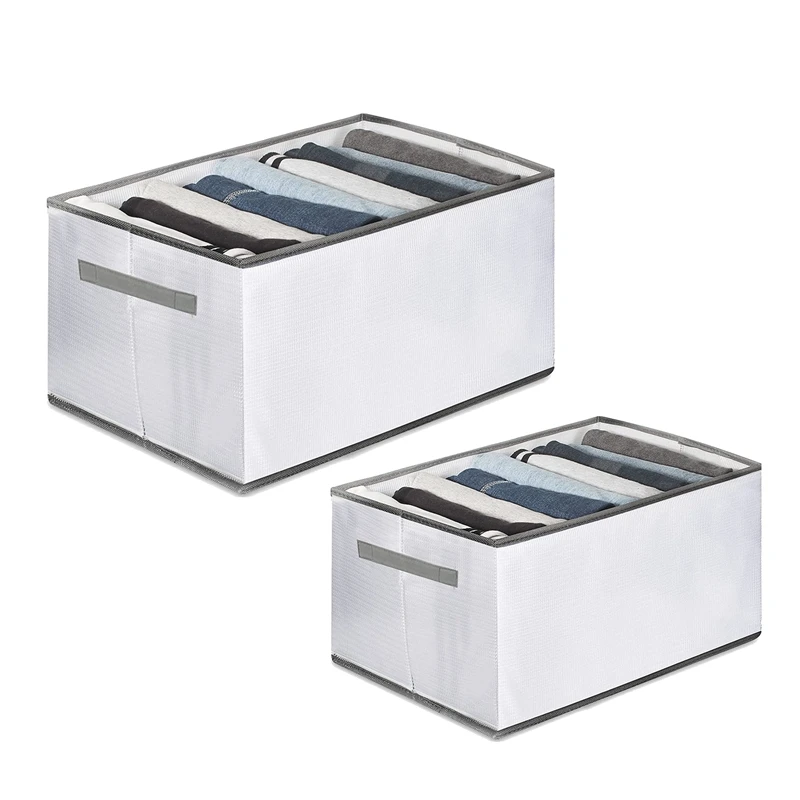 

PP Clothes Organizer And Storage: Drawer Closet Organizers For Folded Clothing Large Compartment Storage Box