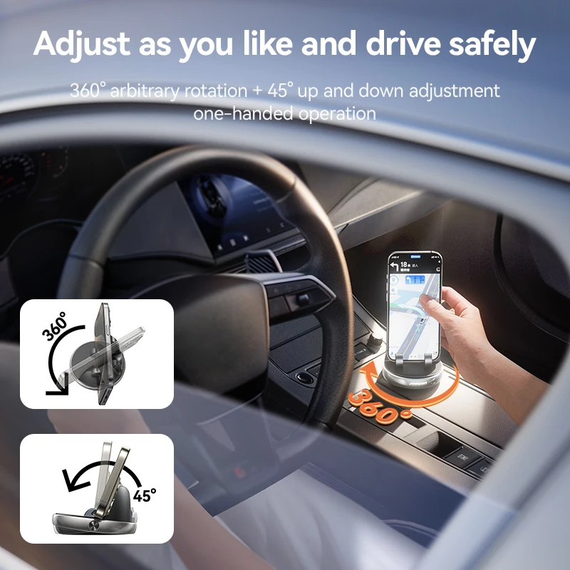 Автомобильный держатель для телефона Joyroom поворот на 360 ° крепление приборную
