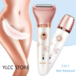 Razor for Intimate Areas Shaving Bikini Line Place Haircut Electric Women Pubic Hair Shaver Trimmer 