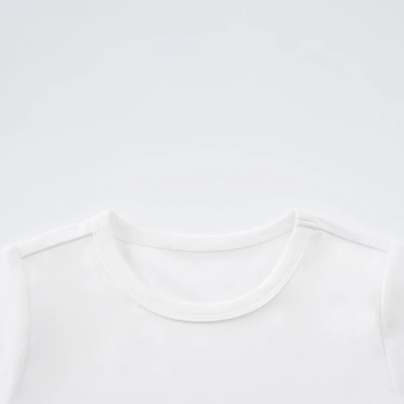 Футболка с коротким рукавом для новорожденных девочек и мальчиков