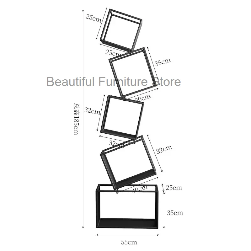 Креативная угловая Вертикальная книжная полка напольная современная простая