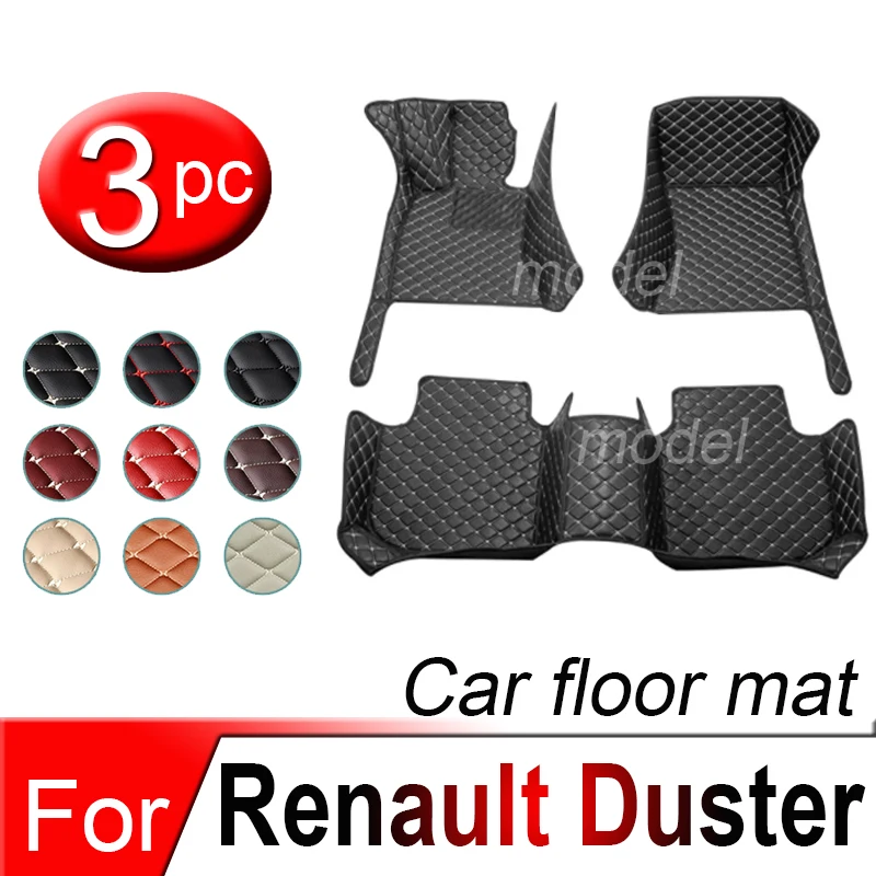

Car Floor Mats For Renault Duster 2012~2018 Auto DropShipping Center Auto Interior Accessories Leather Carpets Rugs Foot Pads
