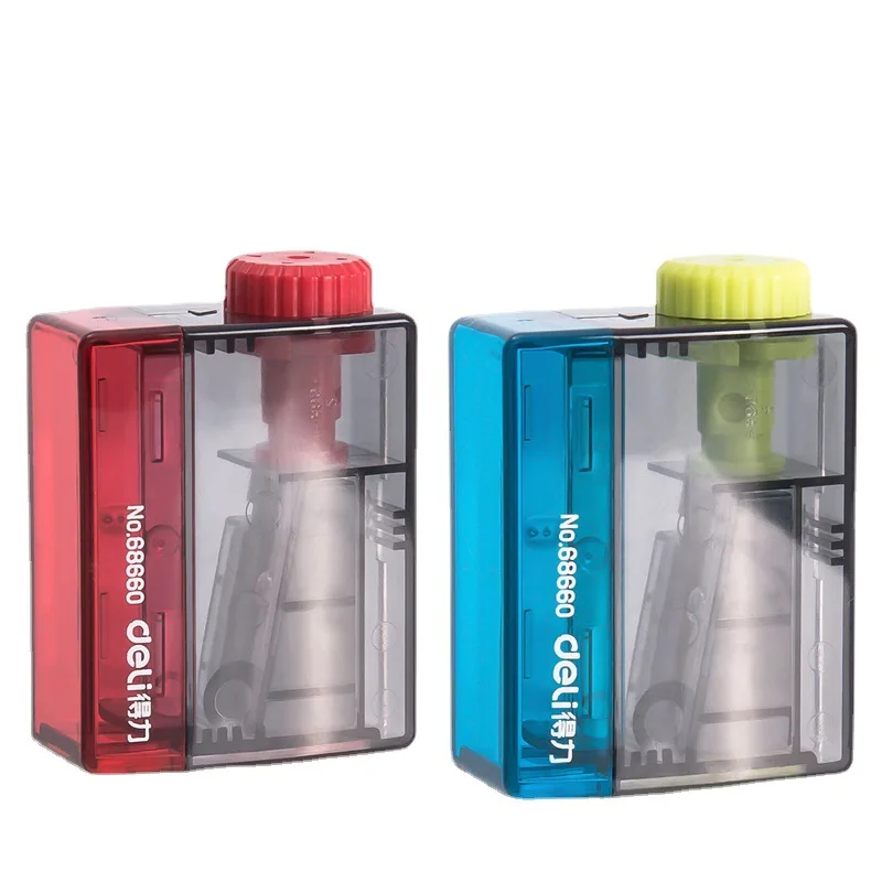 Sharpener With Receptacle Adjustable Pencil Thickness Sharpener School Supplies