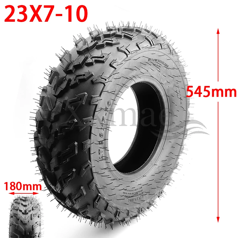 

High quality 10 inch vacuum tire 23X7-10 outer tyre 4PR for four-wheeled Beach Car GOKART KARTING ATV UTV Buggy