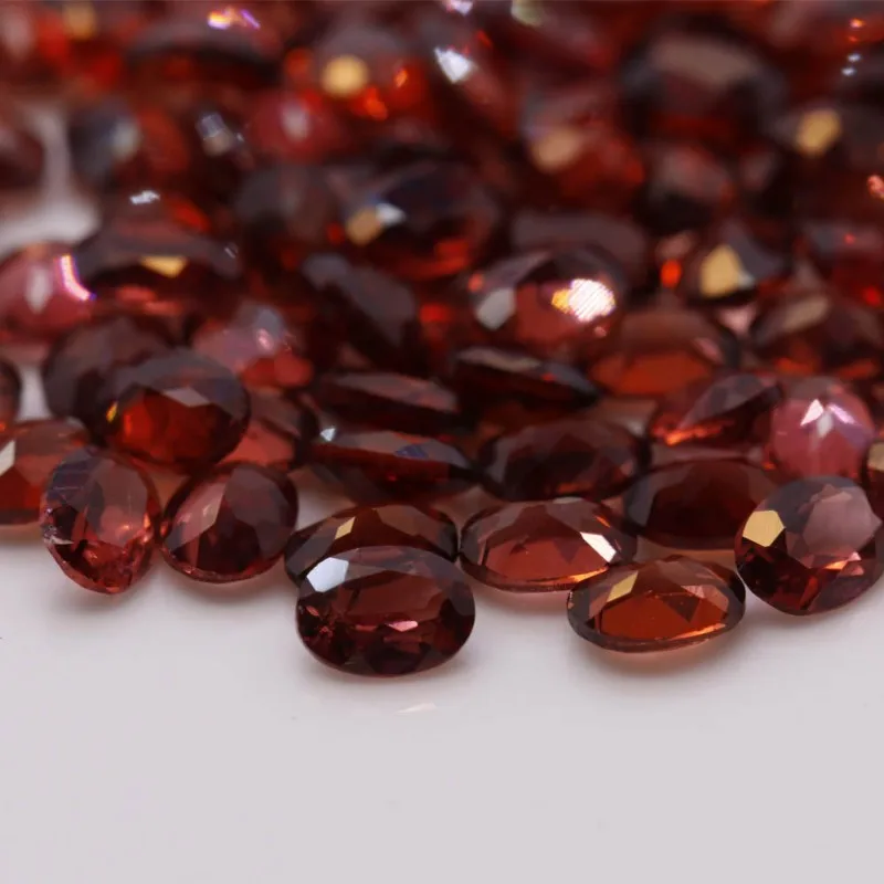 

Высококачественные натуральные красные бриллианты кольцевая серьга ювелирные изделия с необработанной инкрустацией от производителя