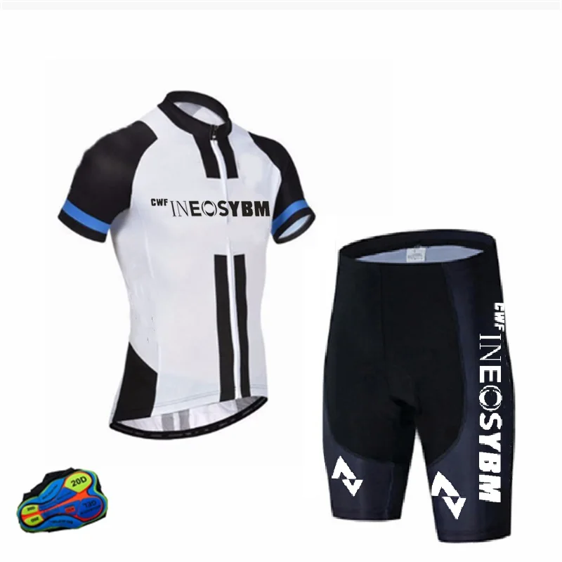 

Men's Short Sleeve Cycling Jersey With Bib-short 2022 New Cycling Set Breathable Bicycle Uniform Racing Sport Mountain Bike Suit