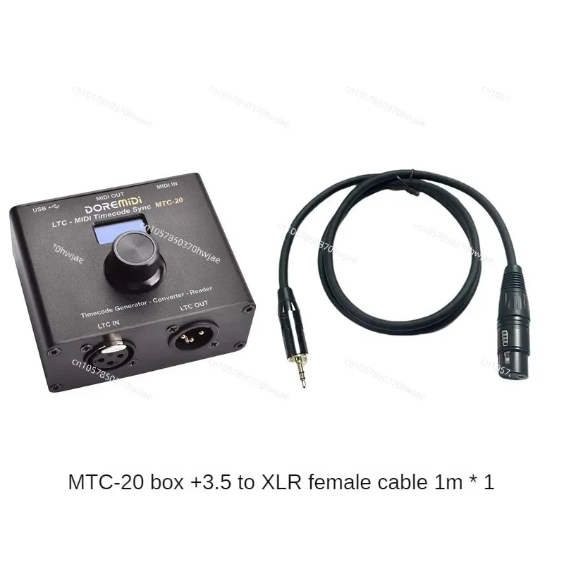 SMPTE LTC a MIDI MTC USB Audio MIDI닥 luz Show MTC-20