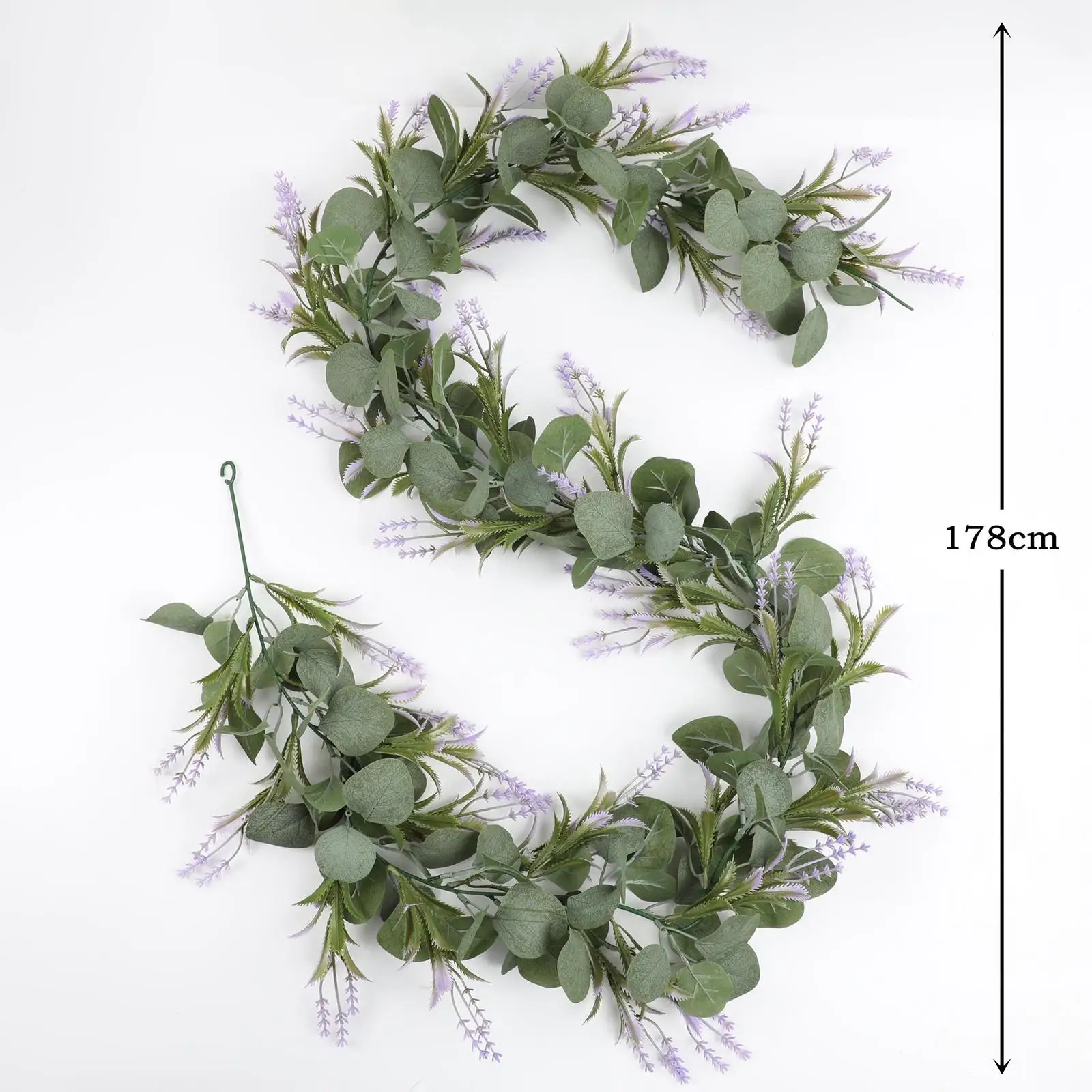 

Искусственный эвкалипт, гирлянда 1,78 м, эвкалипт, лаванда, лоза для церемонии