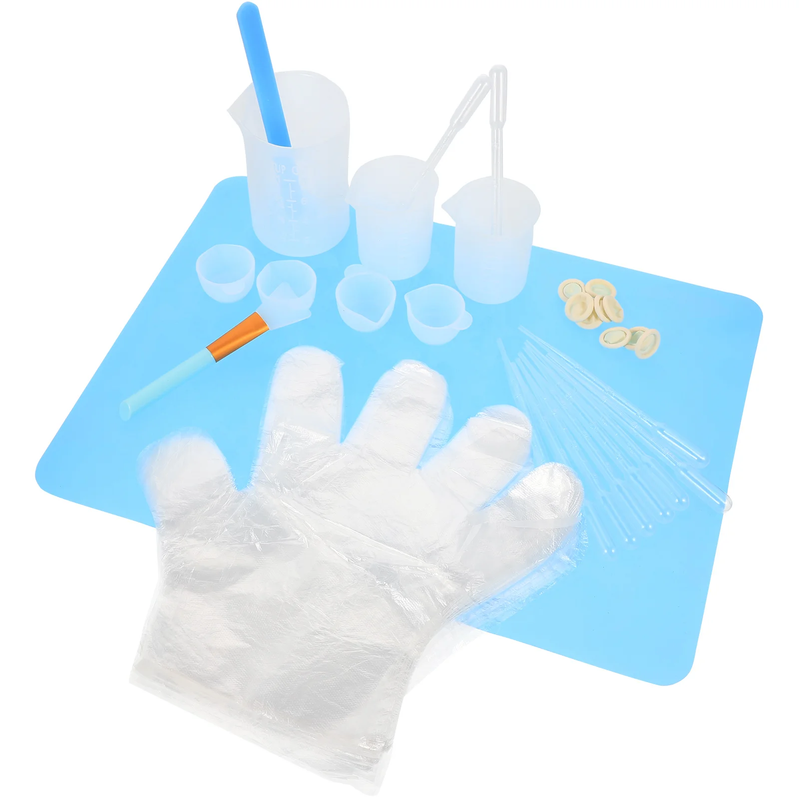 

Epoxy Tool Resin Diy Mixing Tools Silicone Kit Measuring Cup Mold Crafts Stir